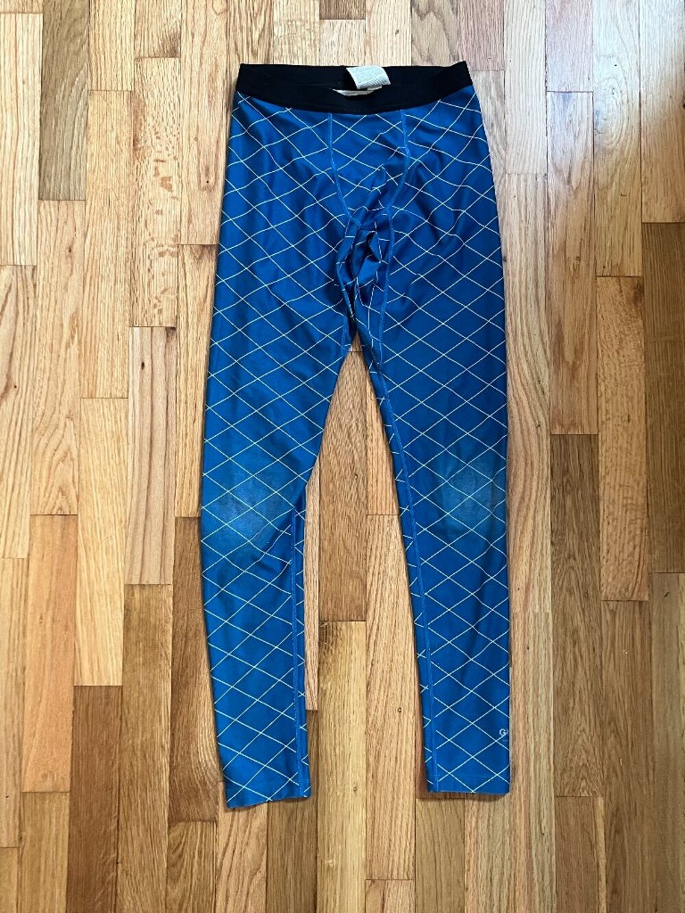 Men's Small Nike Pro Gyakusou Dri Fit Compression Pants Running Tights Blue